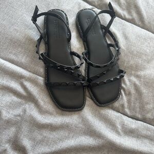 Elegant Black Strappy Sandals